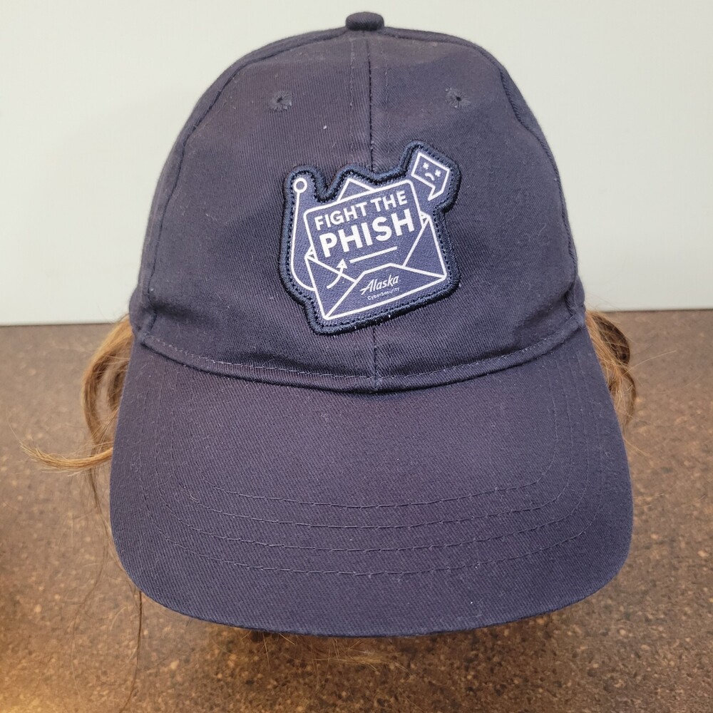 Clique Fight the Phish Alaska Baseball Cap Mens Navy Adjustable Snapback Hat